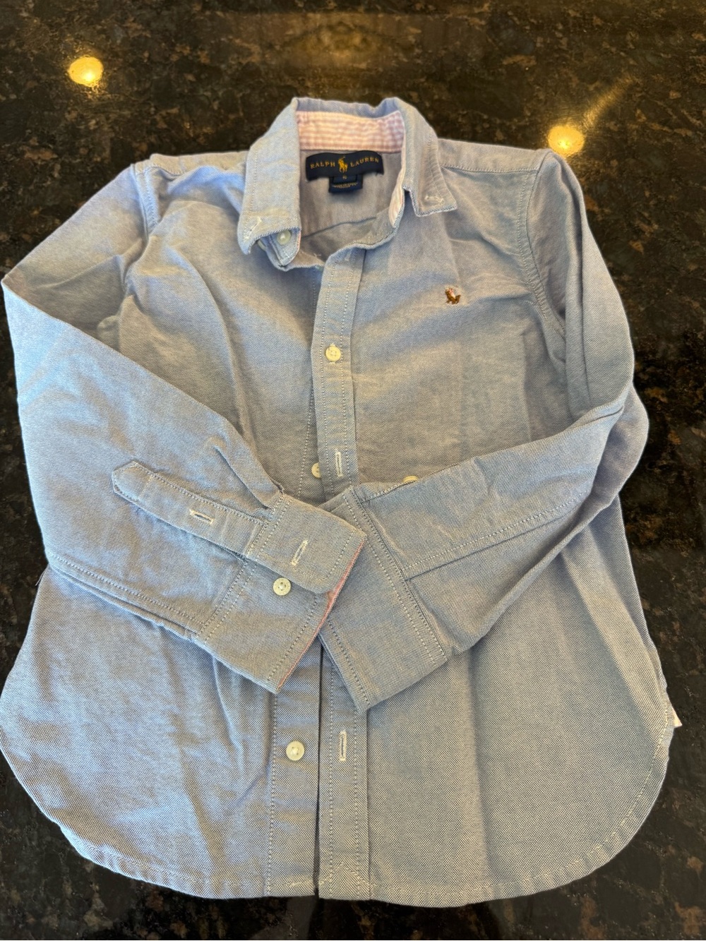 Ralph Lauren Light Blue Button-Down Oxford Shirt
